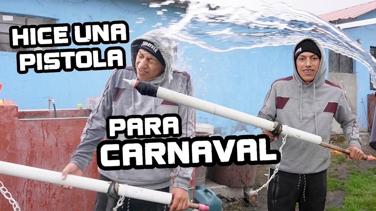 MI PIST0L4 CARNAVALERA (hecha en casa) | Juvenal