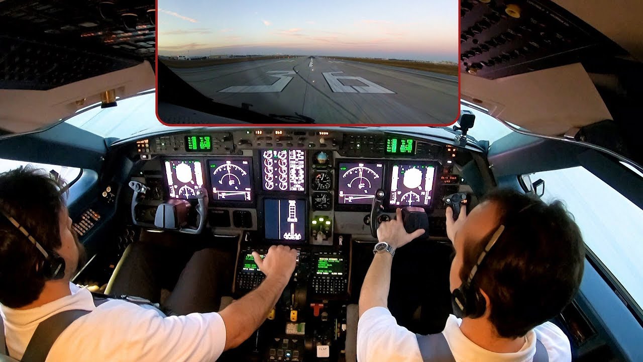 Gulfstream Sunset Flight After Snow Skiing and Speed Boating! - Pilot VLOG 40