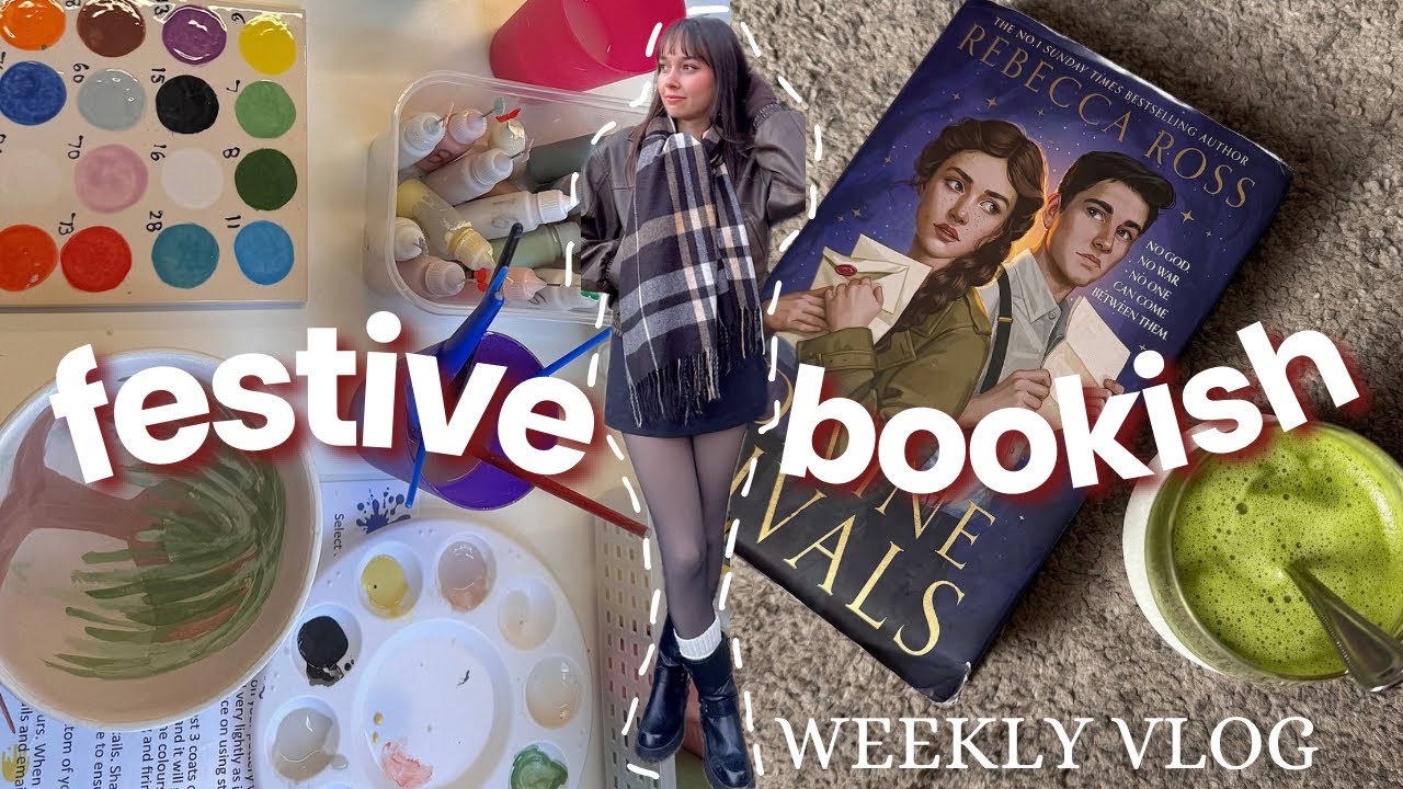 beating anxiety reading vlog *festive edition*🎄