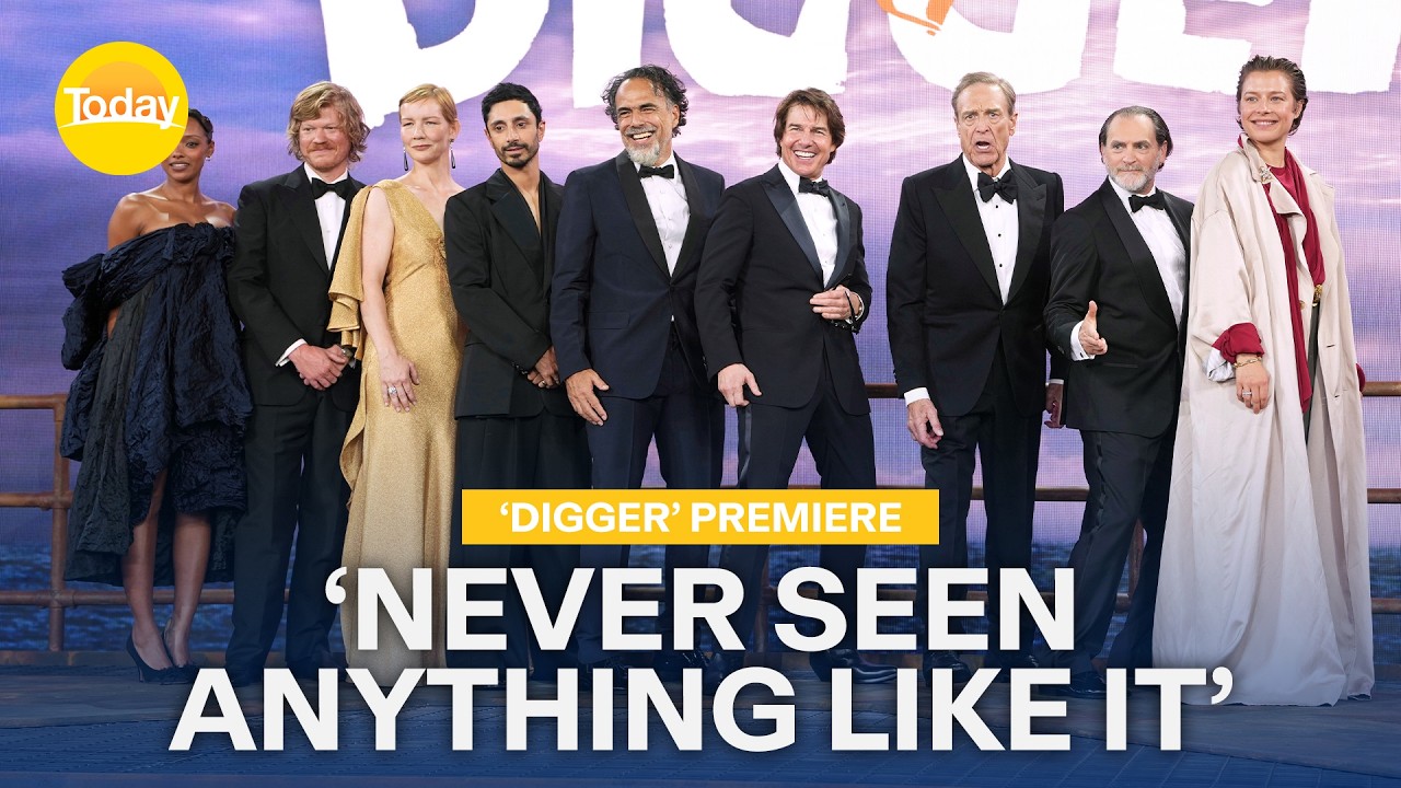 Tom Cruise and cast of 'Digger' stun at world premiere | Today Show Australia