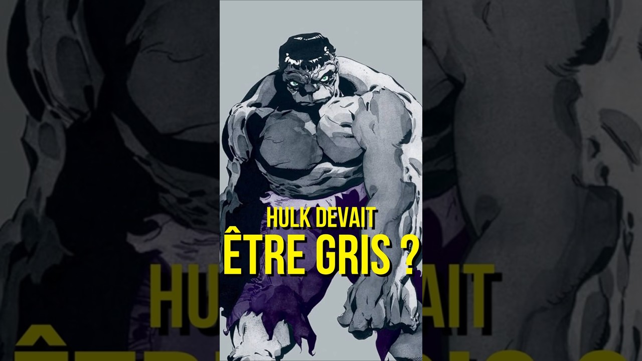 Hulk devait &ecirc;tre gris ? #hulk #marvelcomics #stanlee #marvel #avengers