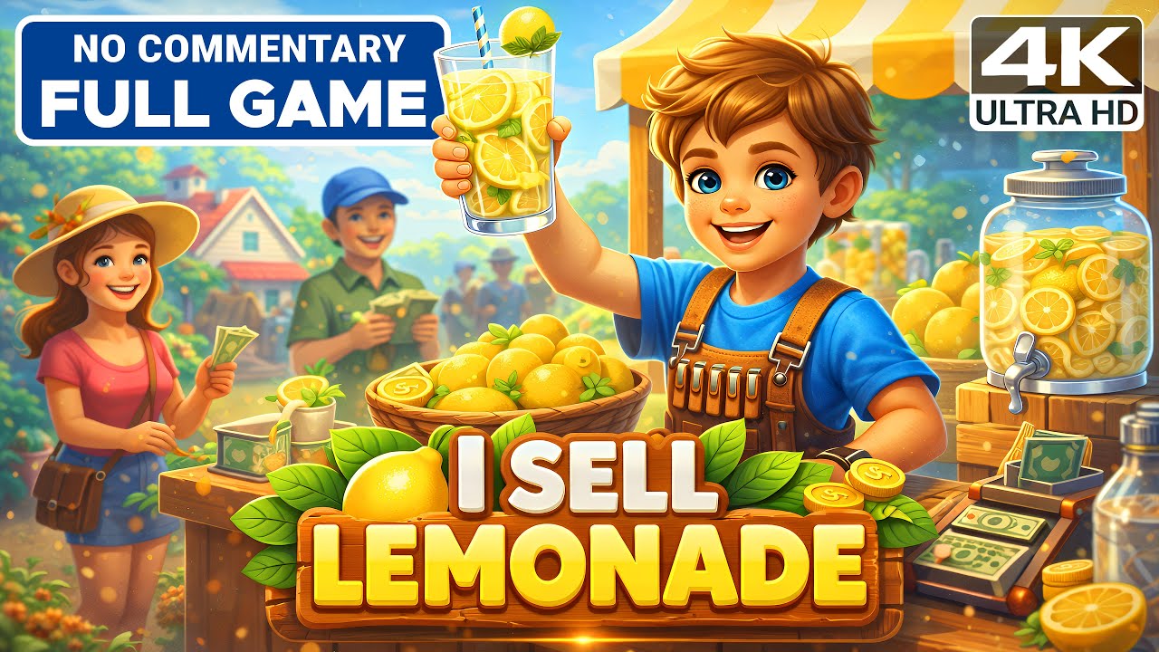 I SELL LEMONADE - Full Game V1.6 Walkthrough [4K 60FPS] (No Commentary)