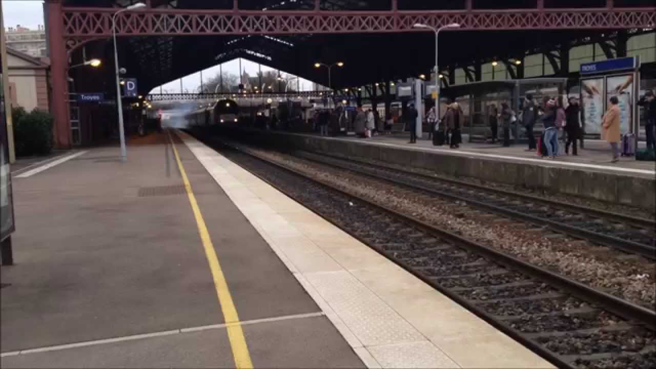Départ en retraite SNCF à la gare de Troyes 17/01/2015 #DernierTrain