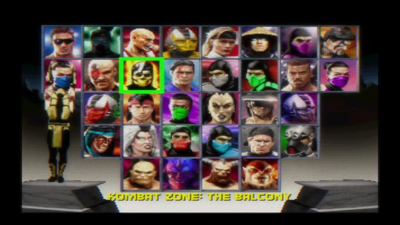 Mortal Kombat Trilogy Scorpion arcade