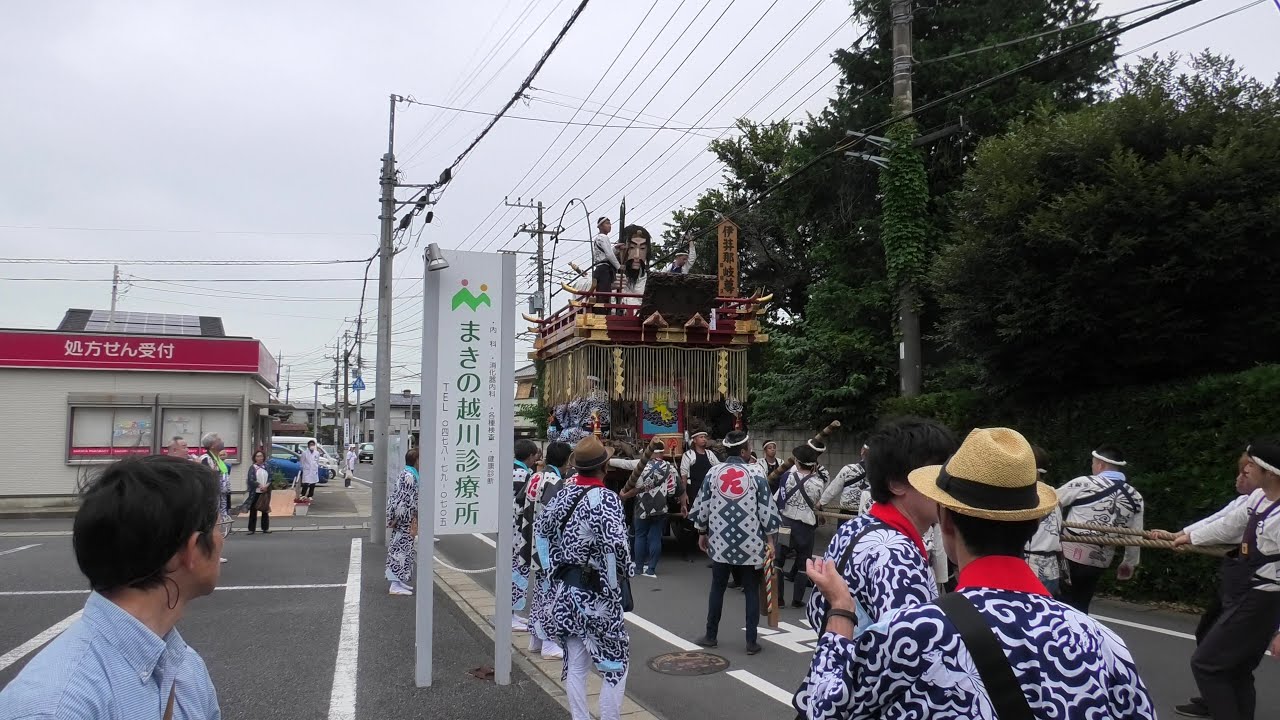 田宿　本宿祭禮初日の午後（令和七年 佐原の大祭）