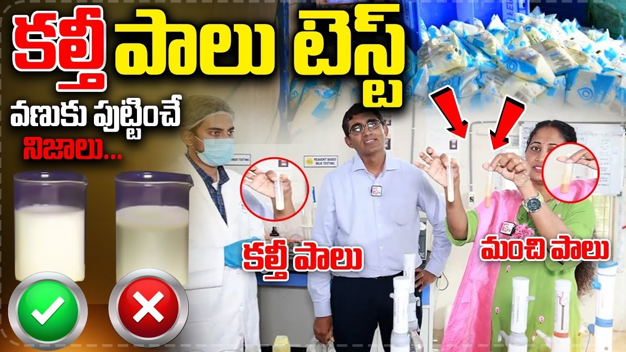 కల్తీ పాలు పాల ప్యాకెట్ వాడుతున్నారా || Adulterated milk Live Test || anchor Nirupama || SumanTv