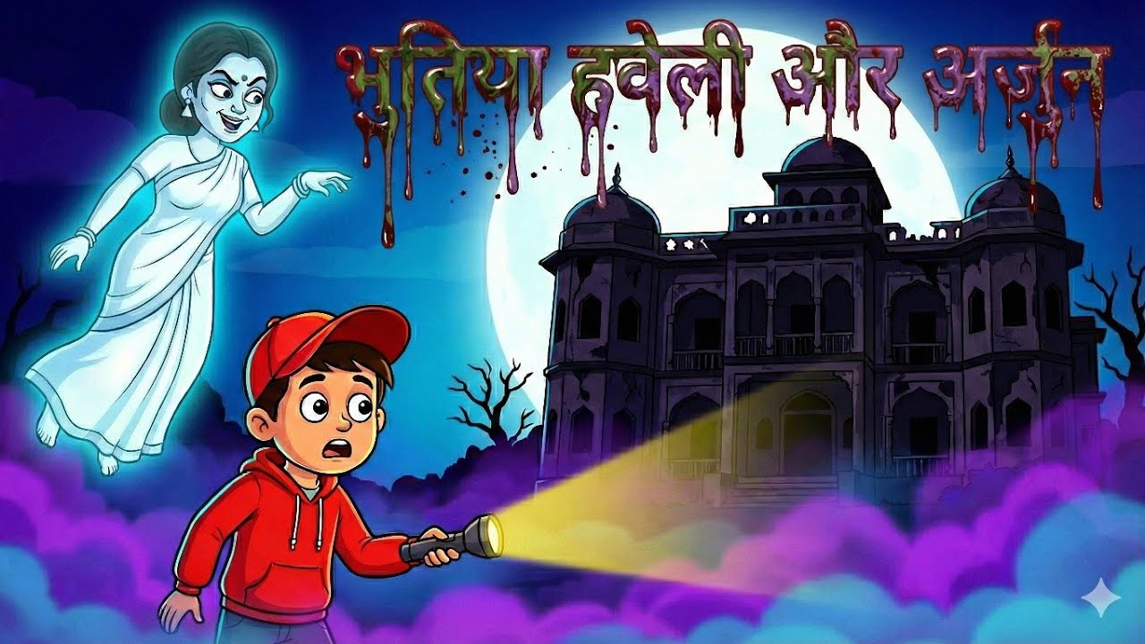 “भूतिया हवेली || भूतिया हवेली की सच्ची कहानी 👻 #horror cartoon video #moral_horror_video #moralstori