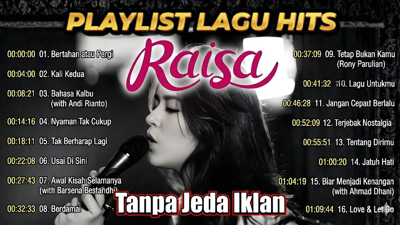 THE BEST OF RAISA | PLAYLIST LAGU HITS RAISA PALING BANYAK DIPUTAR #laguviral #raisha #playlist