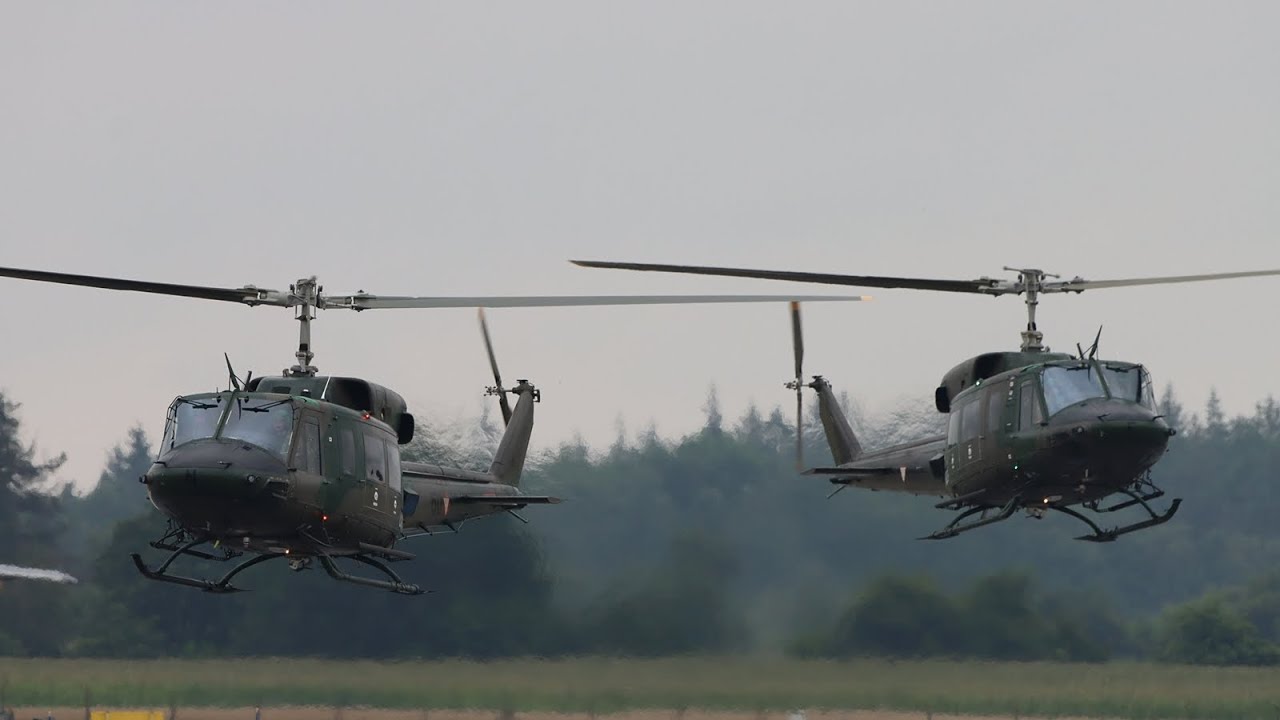Abflug von 4 Bundesheer Helis in Hohn! Eine Stunde Hohn kann sich auch mal loh´n (Spotten in ETNH)