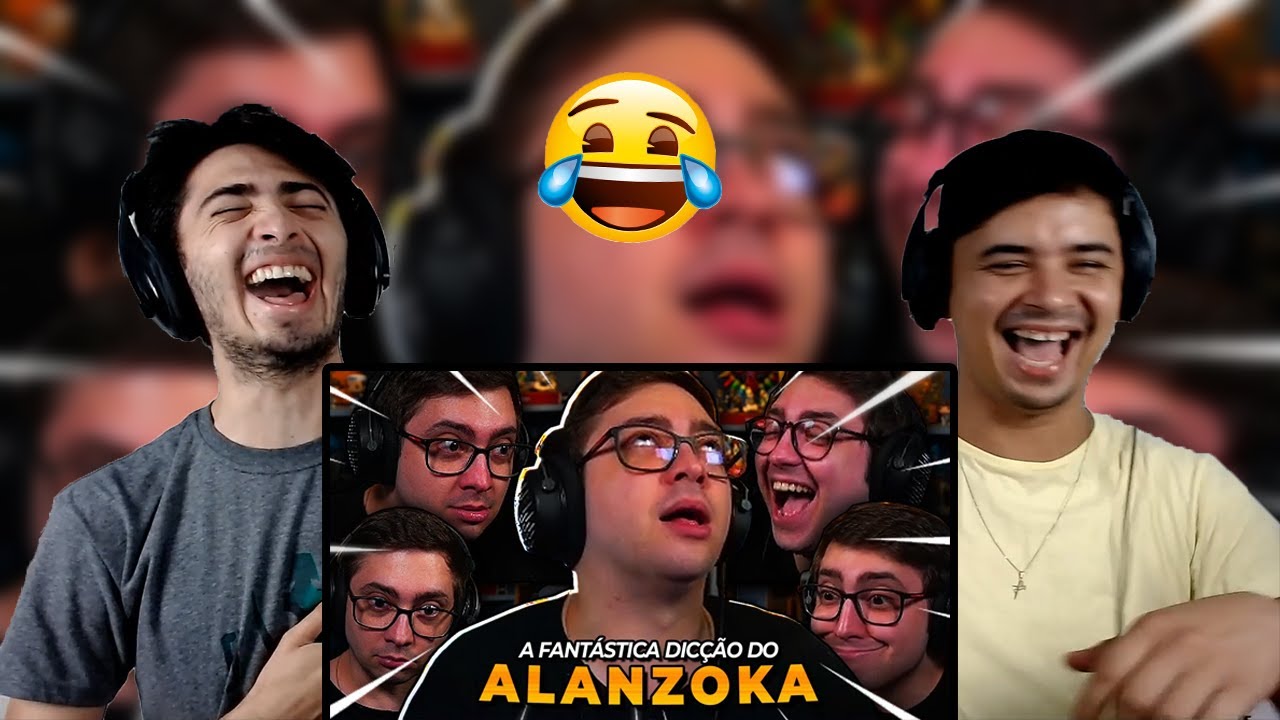 REACT A FANTÁSTICA E PERFEITA DICÇÃO DO ALANZOKA