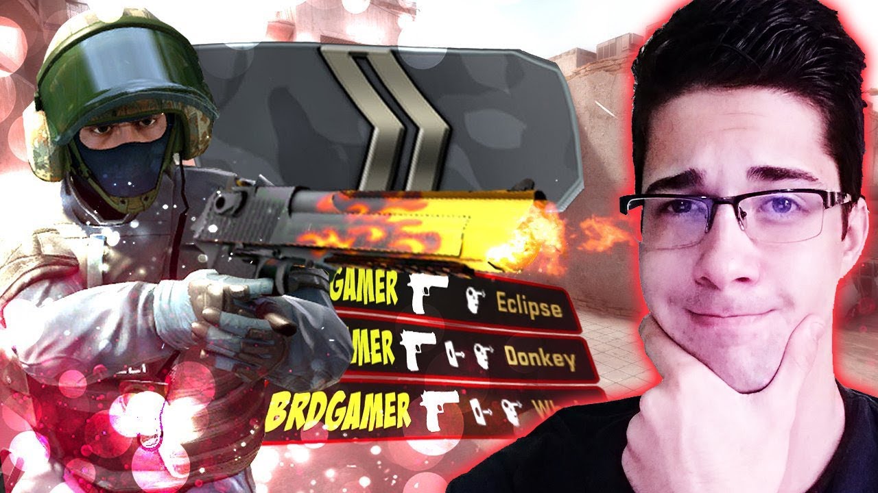 FINGINDO ser HACKER no PRATA - Só DESERT EAGLE e MACRO Razer!