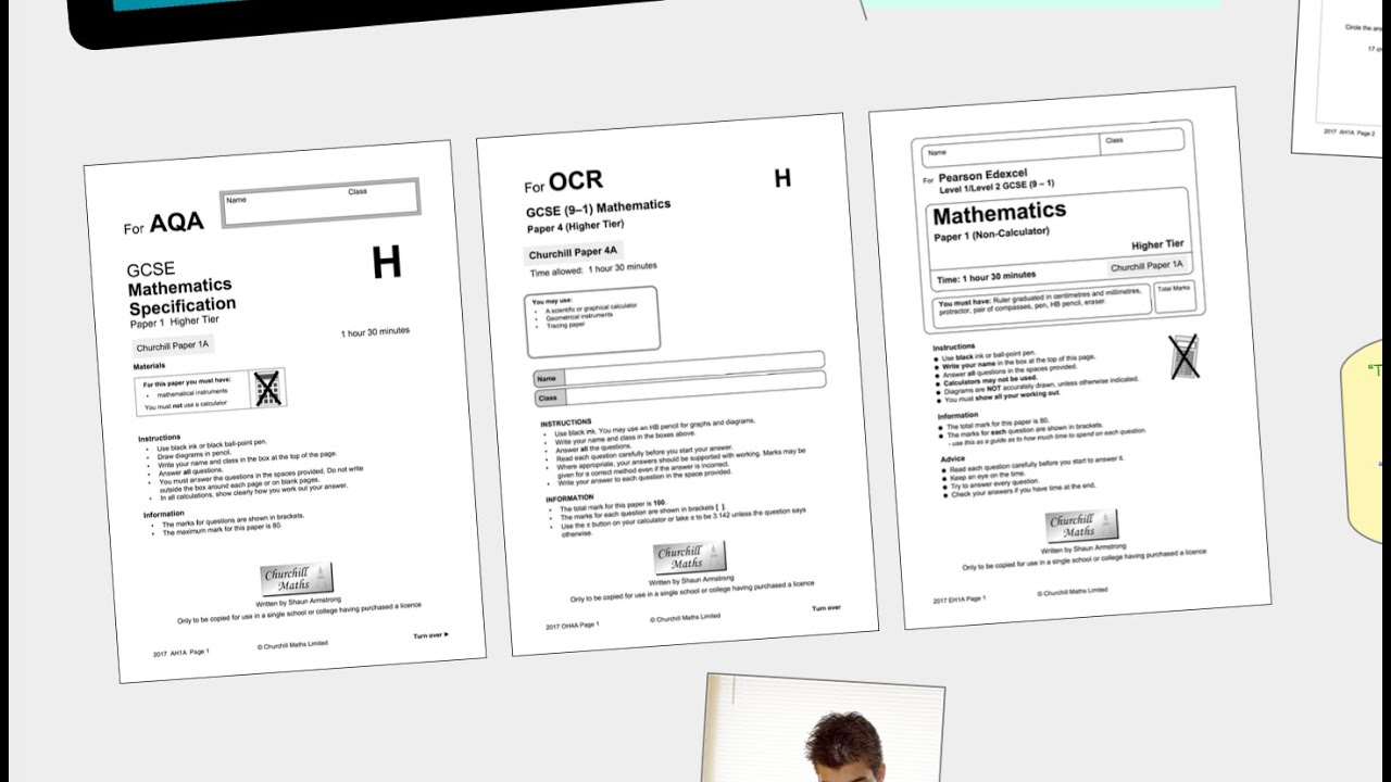 Churchill Maths 9-1 Papers