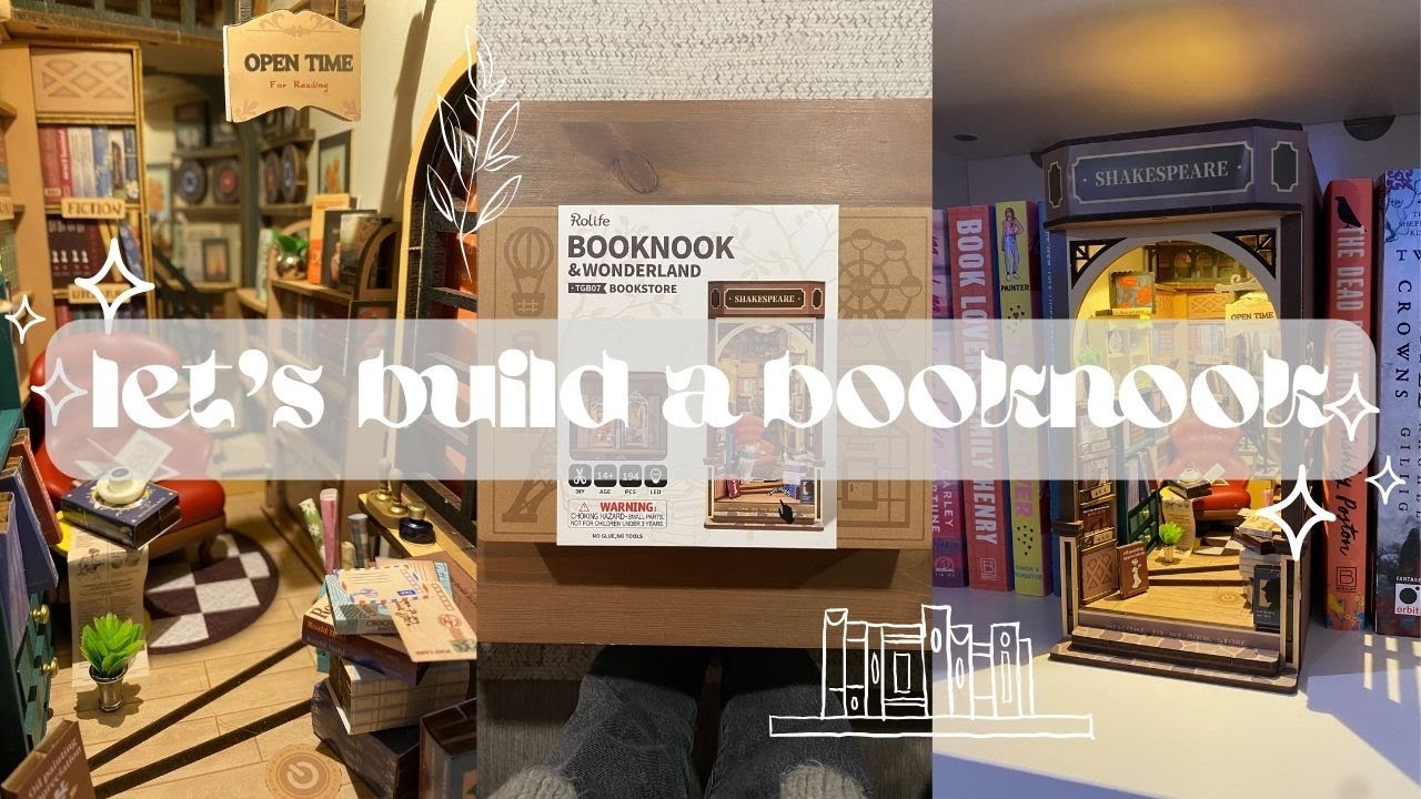 cozy booknook build ☕️📚💛