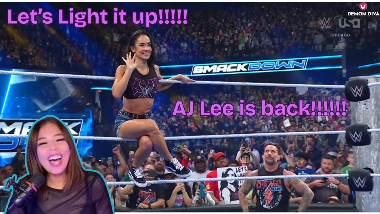 AJ Lee is back 🥹 (Reaction)