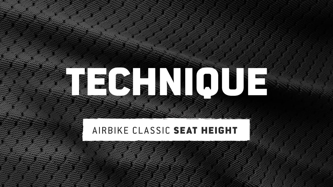 Assault University: AirBike Classic Set-Up - Seat Height