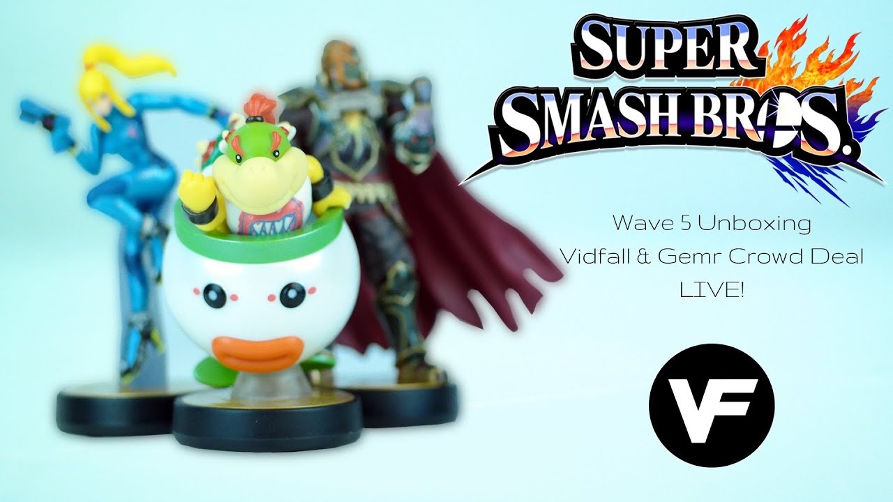 Vidfall & Gemr Amiibo Crowd Deal LIVE!! Wave 5 Unboxing, Giveaways & MORE!! | Raymond Strazdas