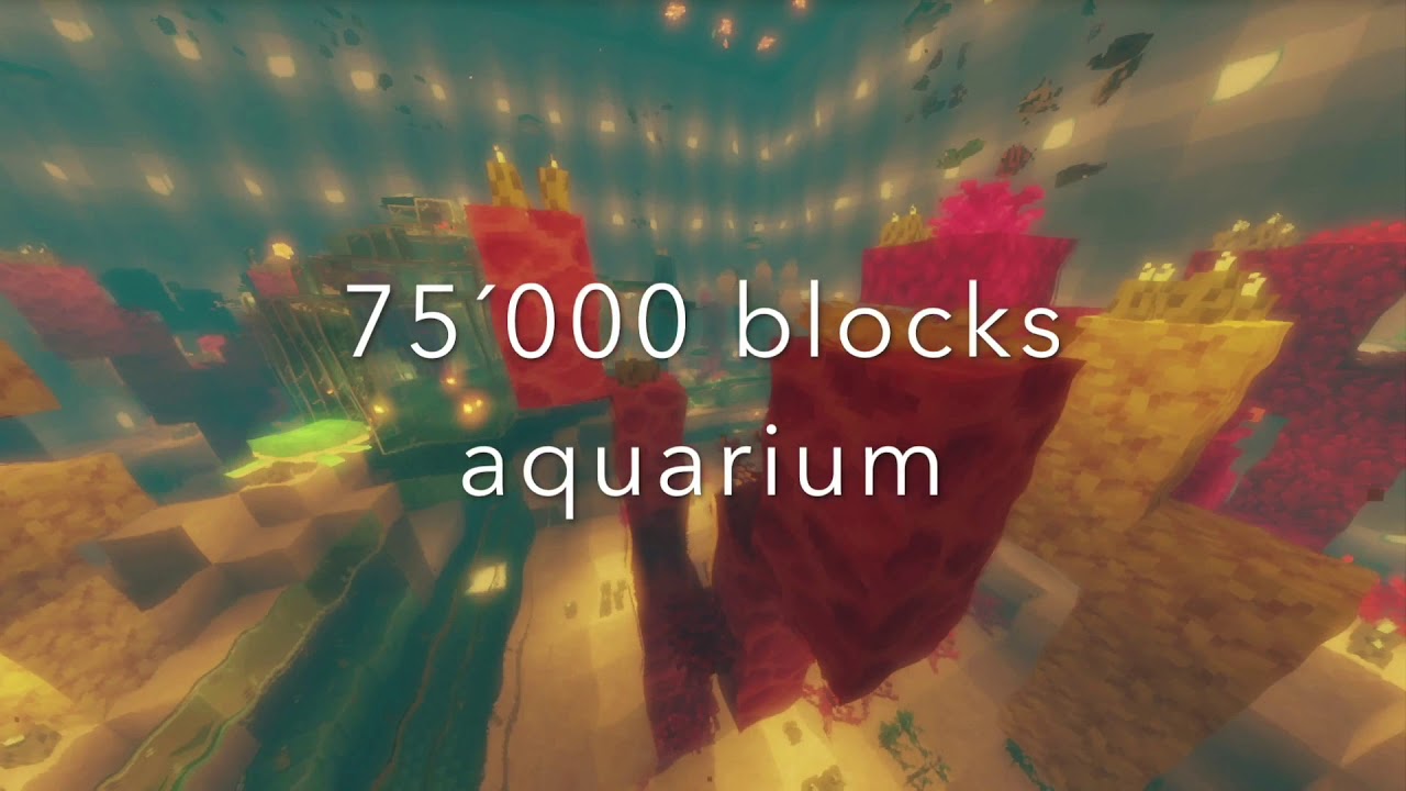 Minecraft Survival Projekt | 75&lsquo;000 Blocks Aquarium