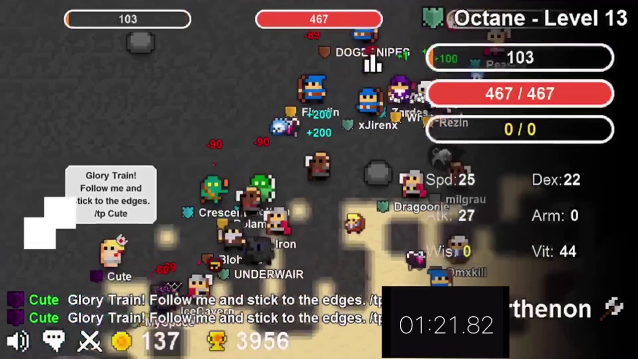 Darza’s Dominion: Glory Train Level Grinding?