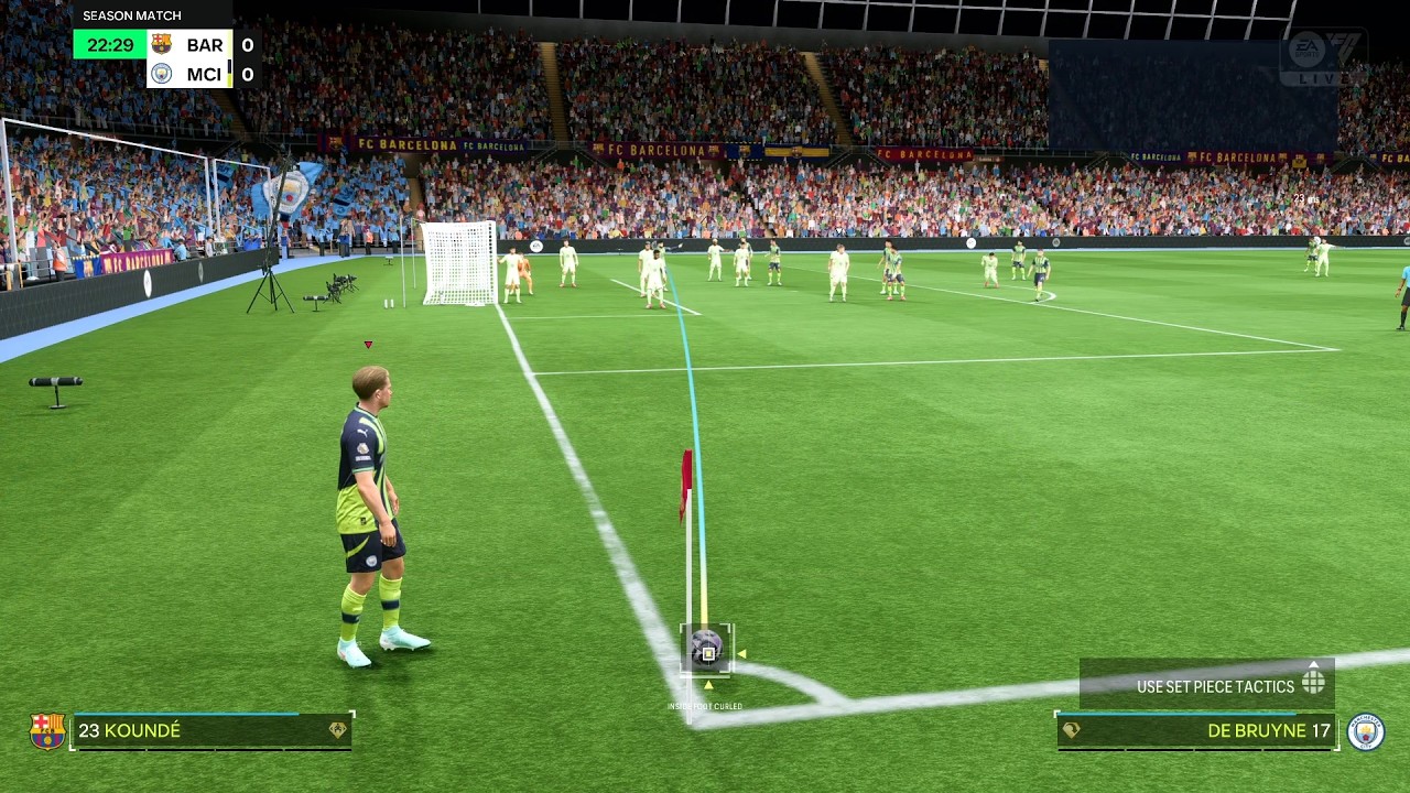 Fc26 Gameplay ,  FC Barcelona vs Manchester City