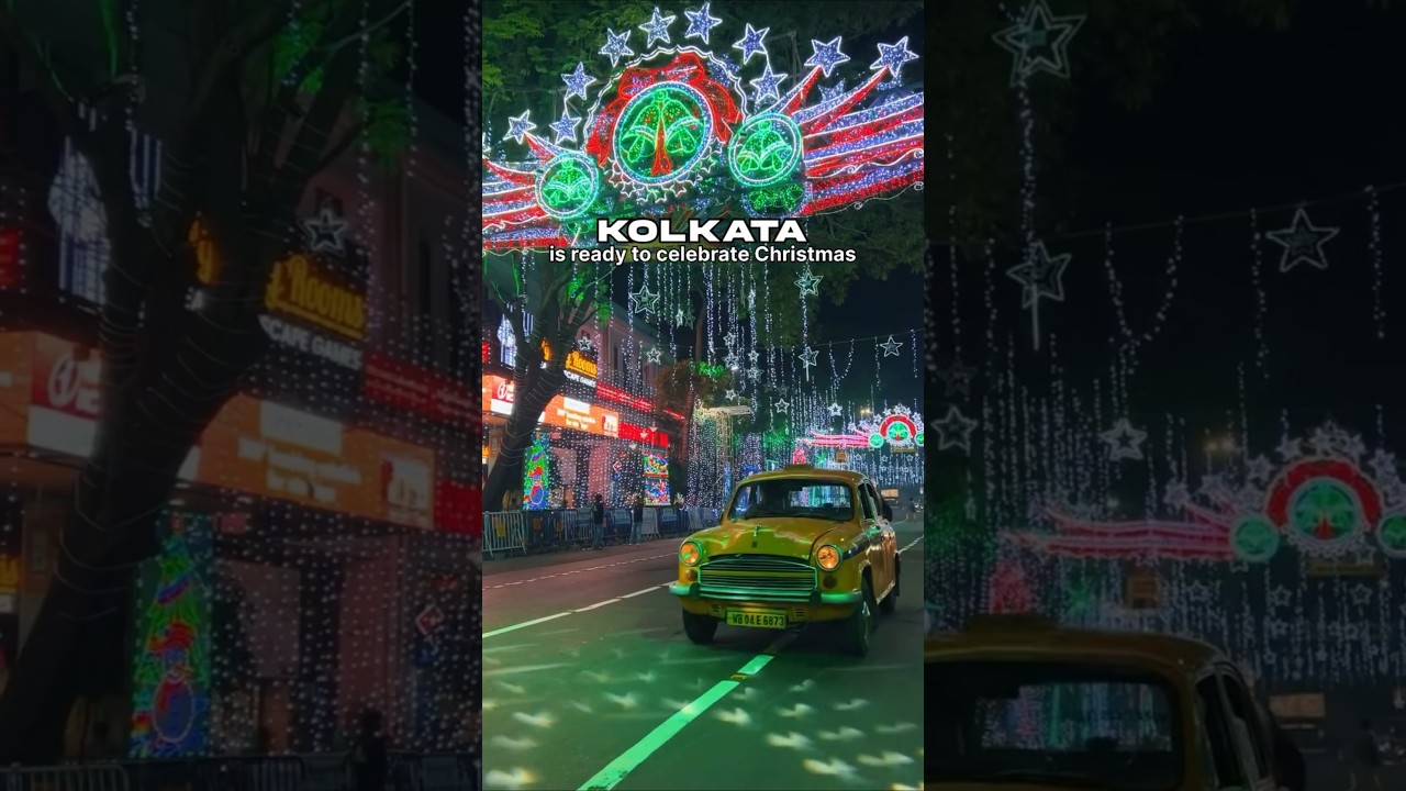 Park Street Kolkata Christmas 2024 || Kolkata Christmas Lighting || Kolkata Christmas Celebration