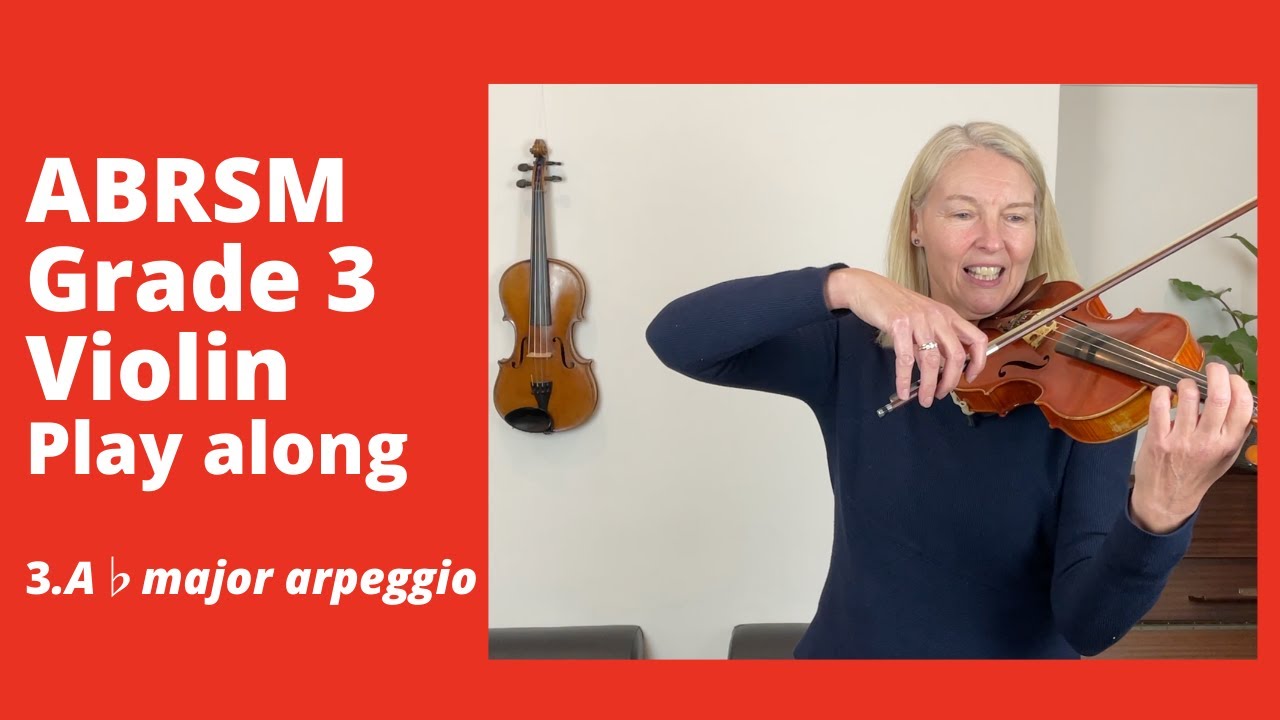 ABRSM Grade 3 Violin Scales and Arpeggios: 3. A♭ Major Arpeggio