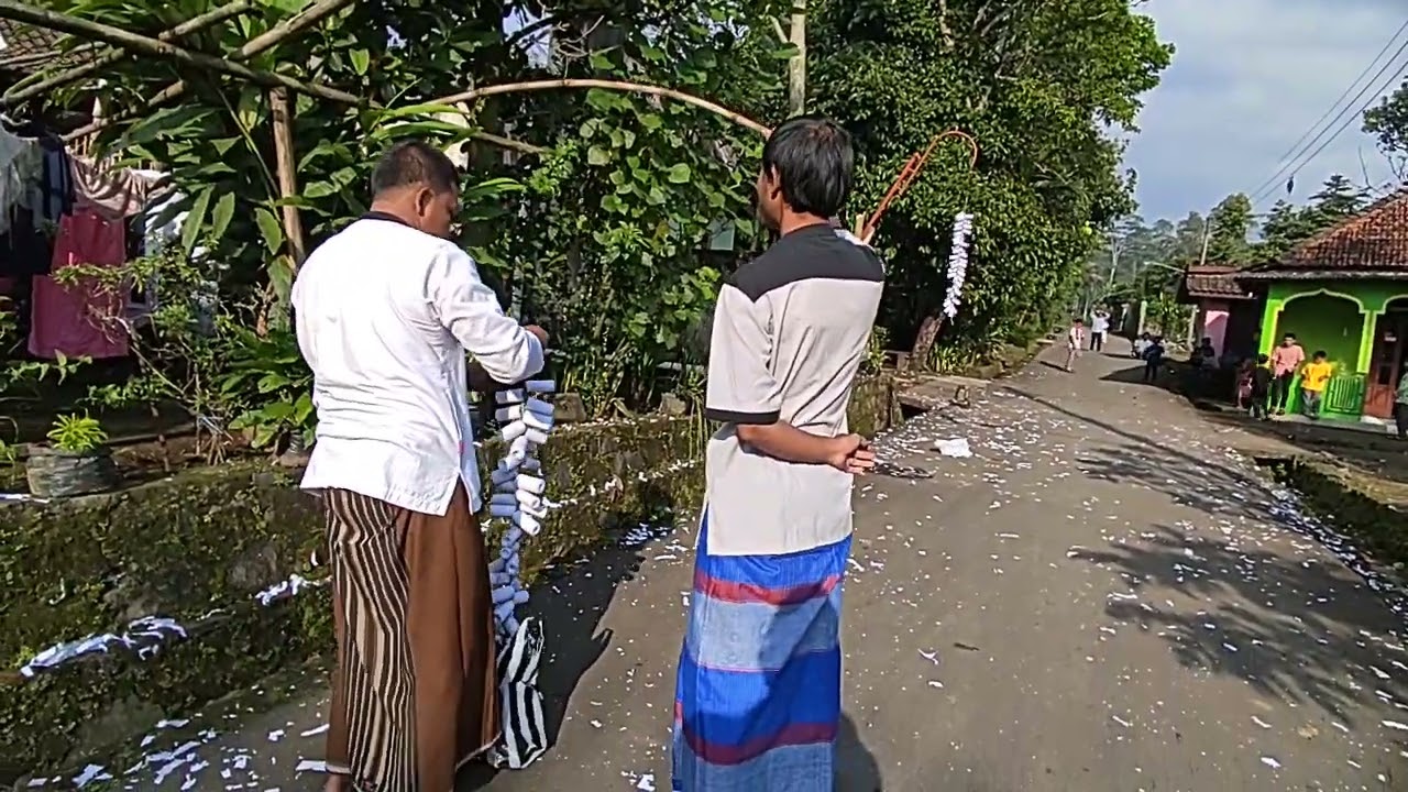 Petasan renteng |tradisi lebaran