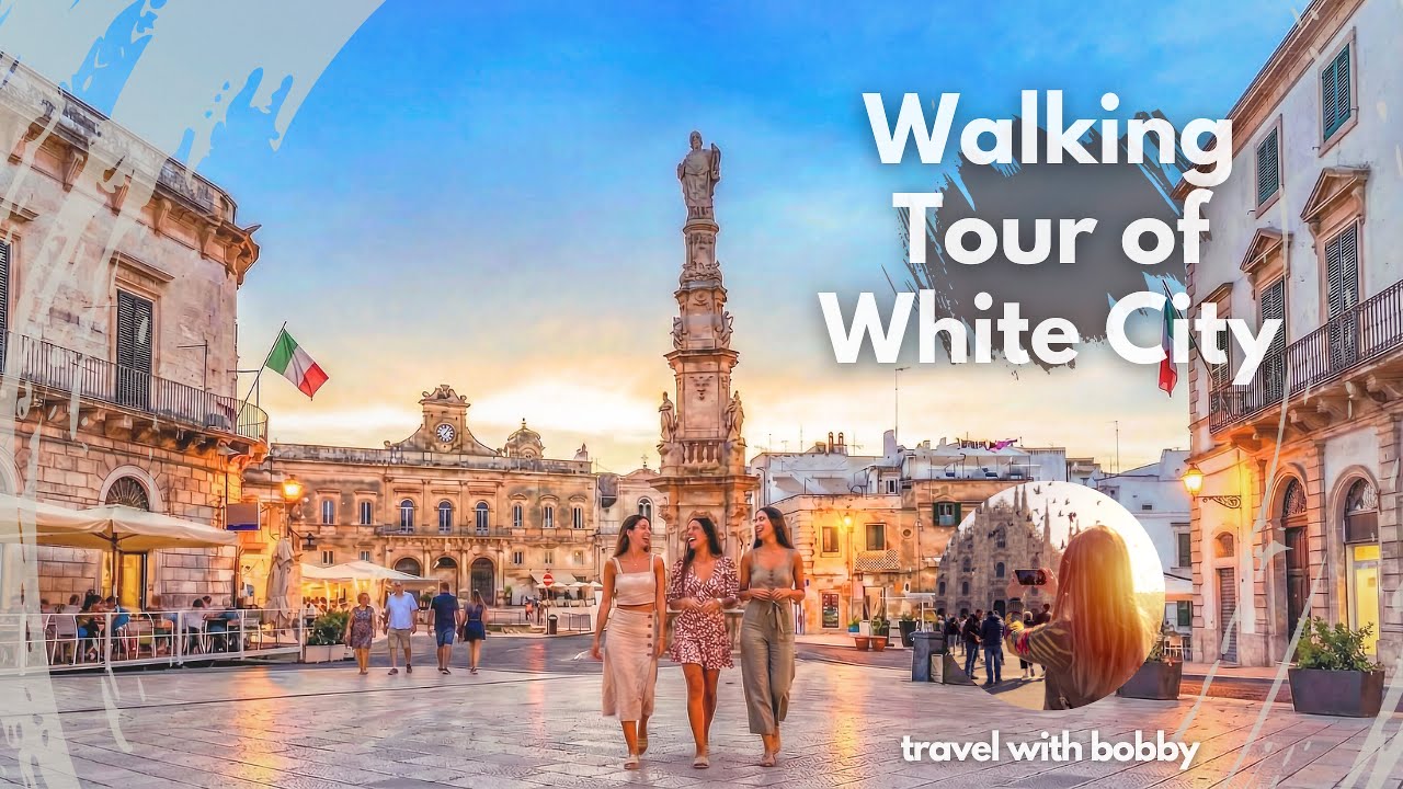 Пешая прогулка по Остуни 🇮🇹 | Пешеходная экскурсия в Шарме