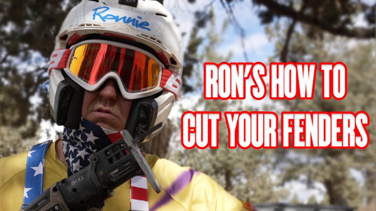 Ron's How To Cut Your Fenders