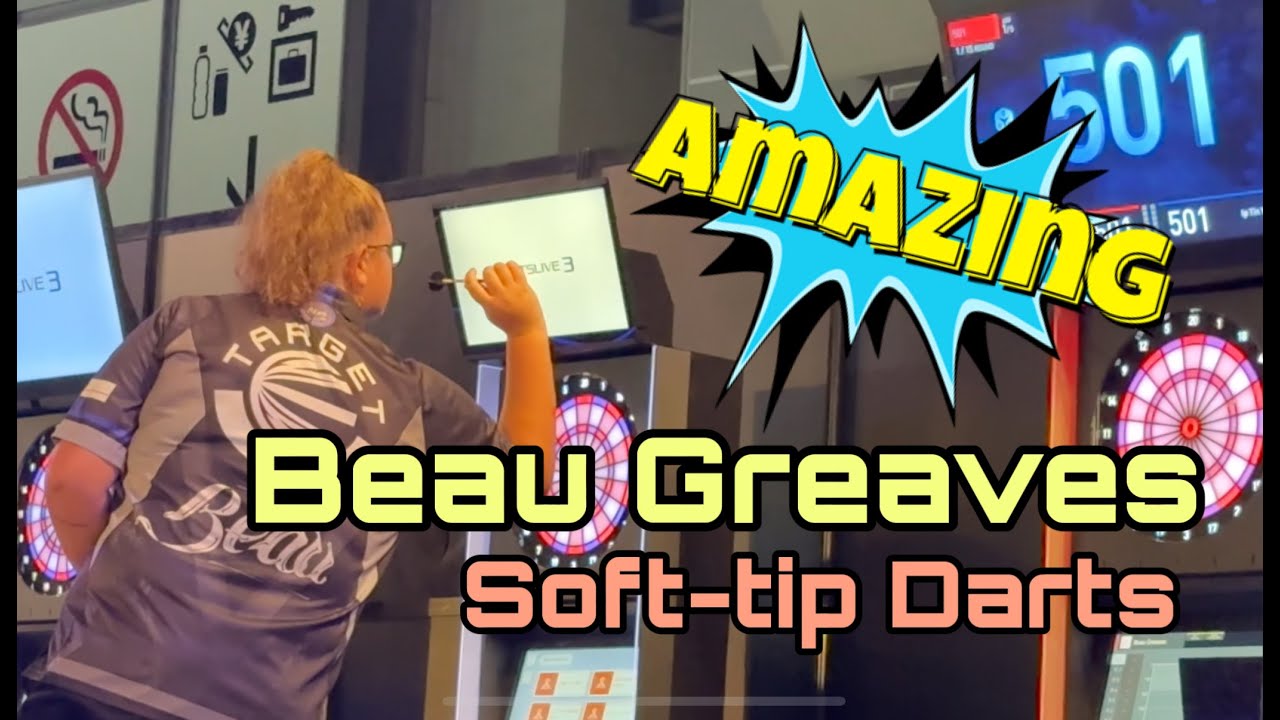 Beau Greaves Soft-tip Darts (Slow-Mo)