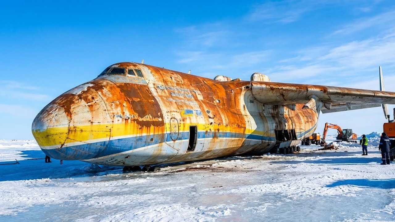 Salvaging a Billion Dollar An 225 Mriya Style Wreck from the Ice Excavating & Restoring