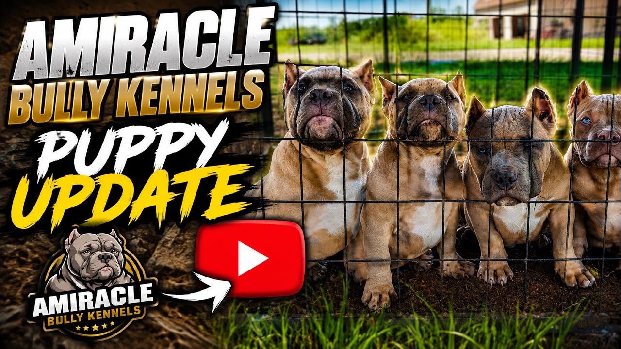 Amiracle Bully Pup Update #abkcbully #puppy 