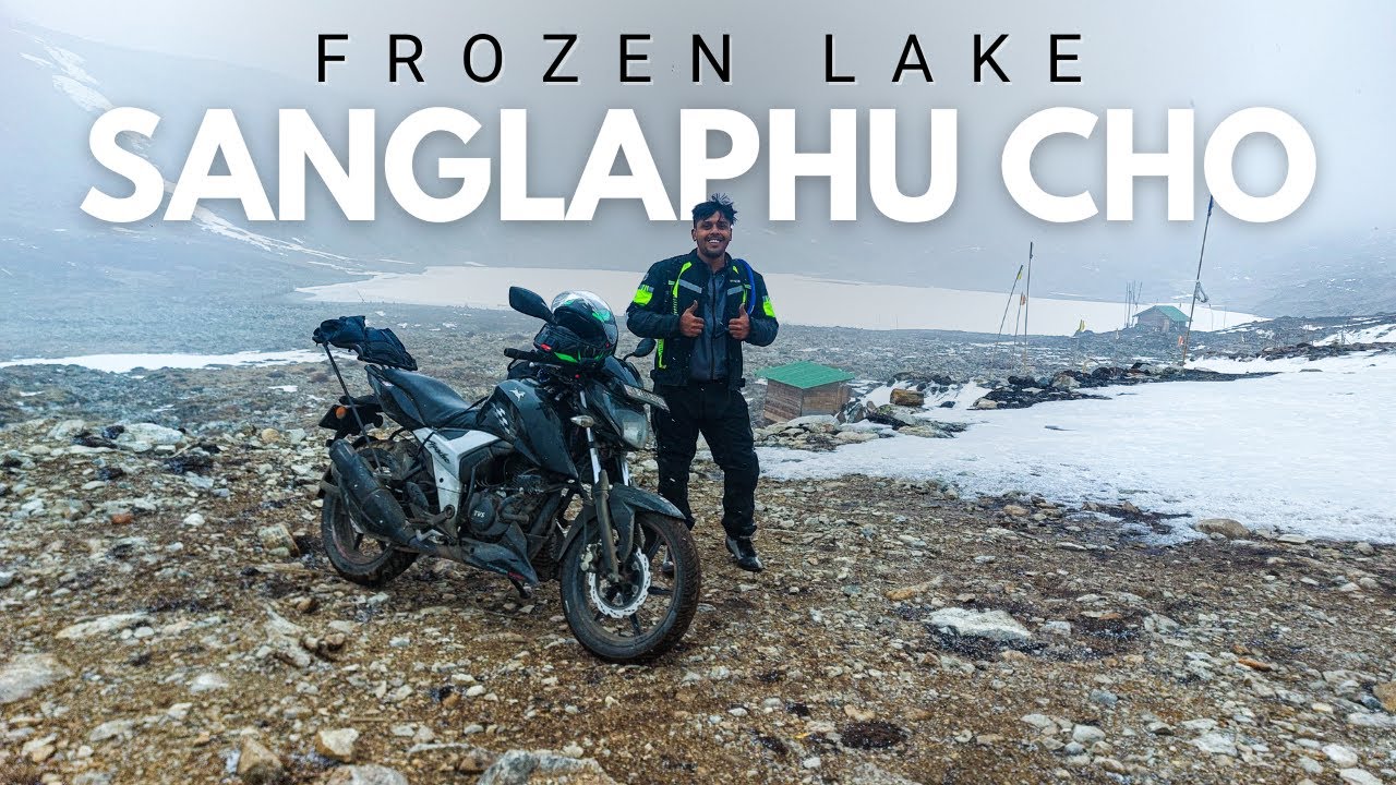 বরফে ঢাকা Sanglaphu Lake -10°C এ snowfall এর মধ্যে Ride | North Sikkim | Ridingdestination 