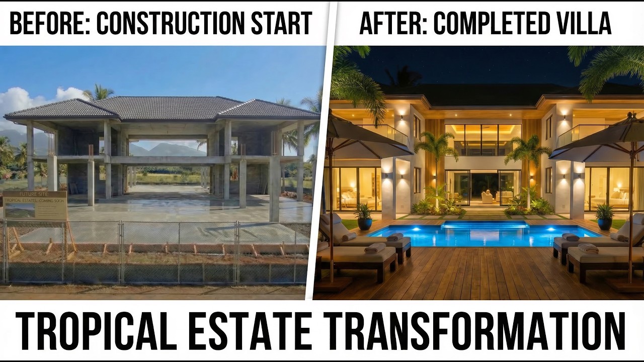 Villa from Scratch: The Magic of Construction ✨ [TIMELAPSE] 🏗️