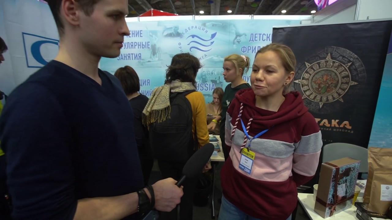 Подводные люди на выставке Moscow Dive Show 2019