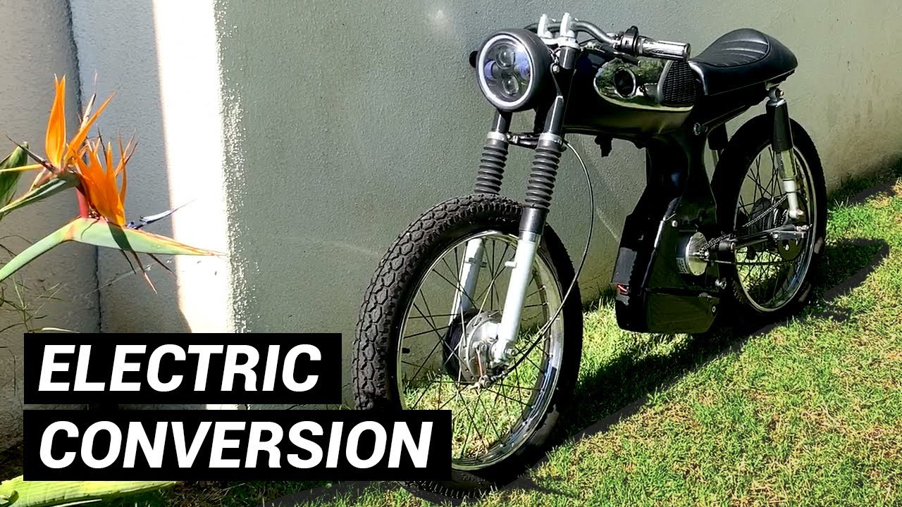 Vintage Motorcycle Electric Conversion - Walkaround & Ride