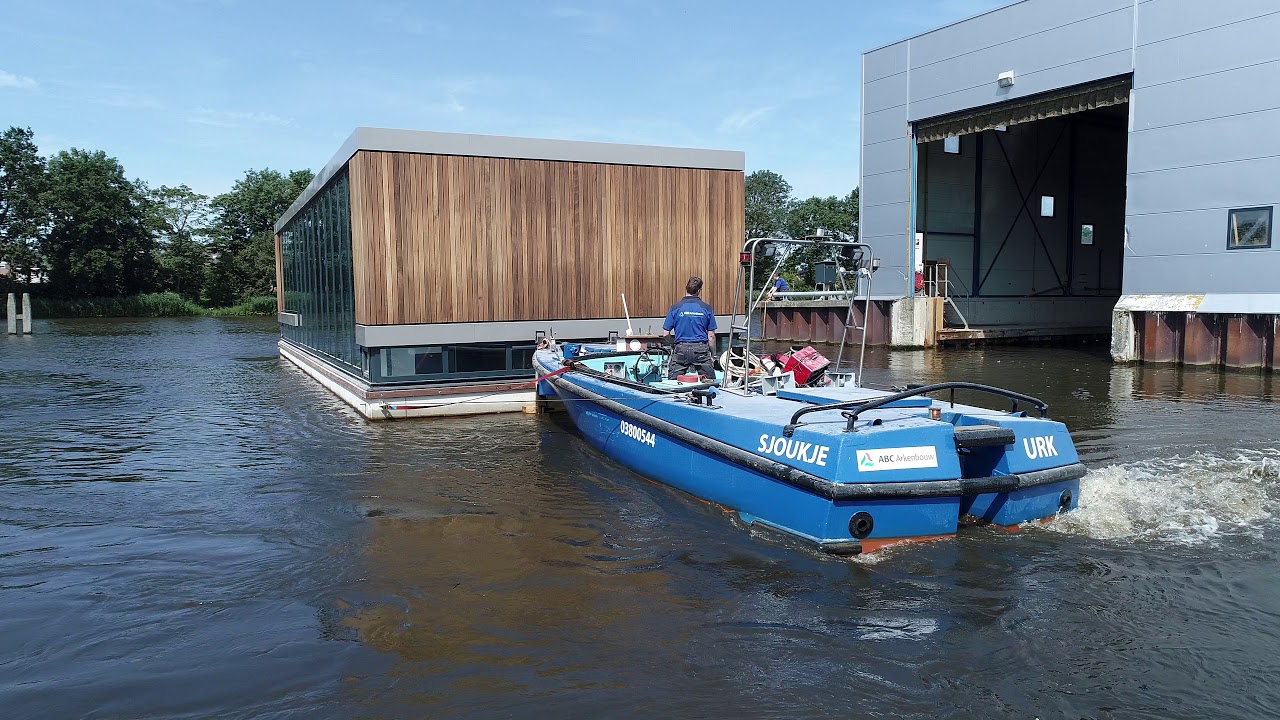ABC Arkenbouw uitvaren drijvende watervilla