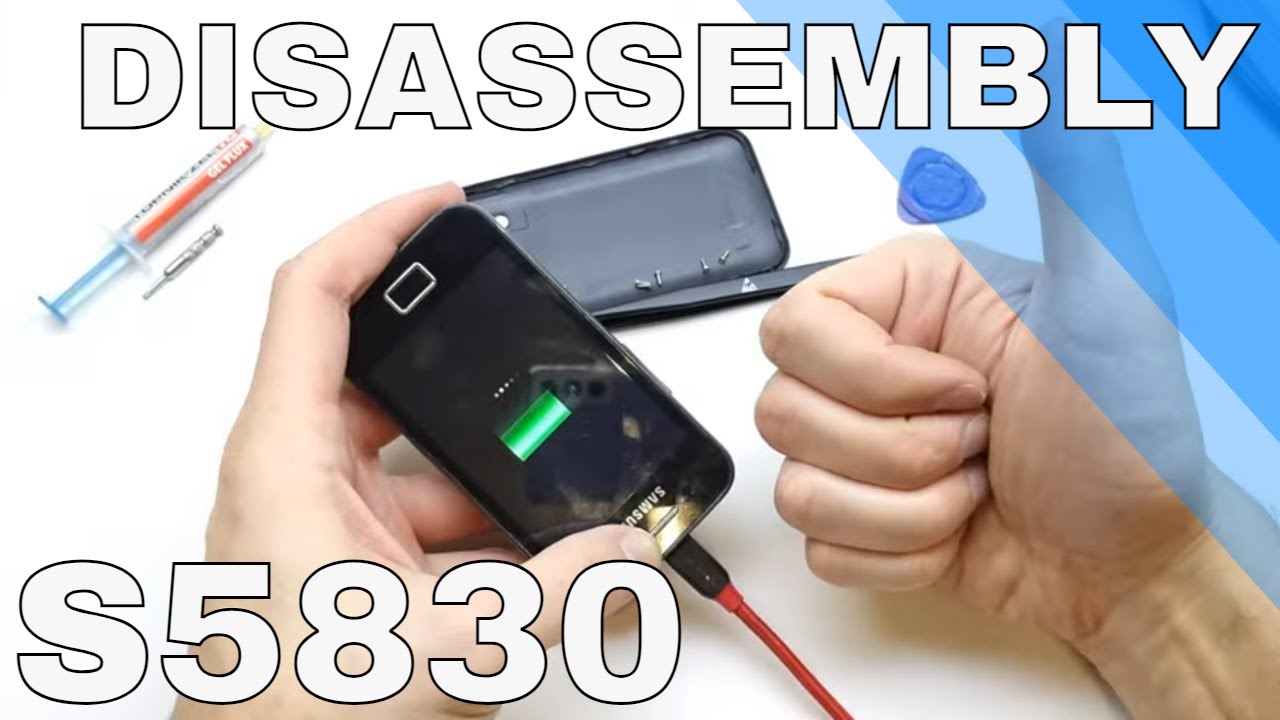 SAMSUNG ACE S5830 DISASSEMBLY - CHARGING PORT REPAIR