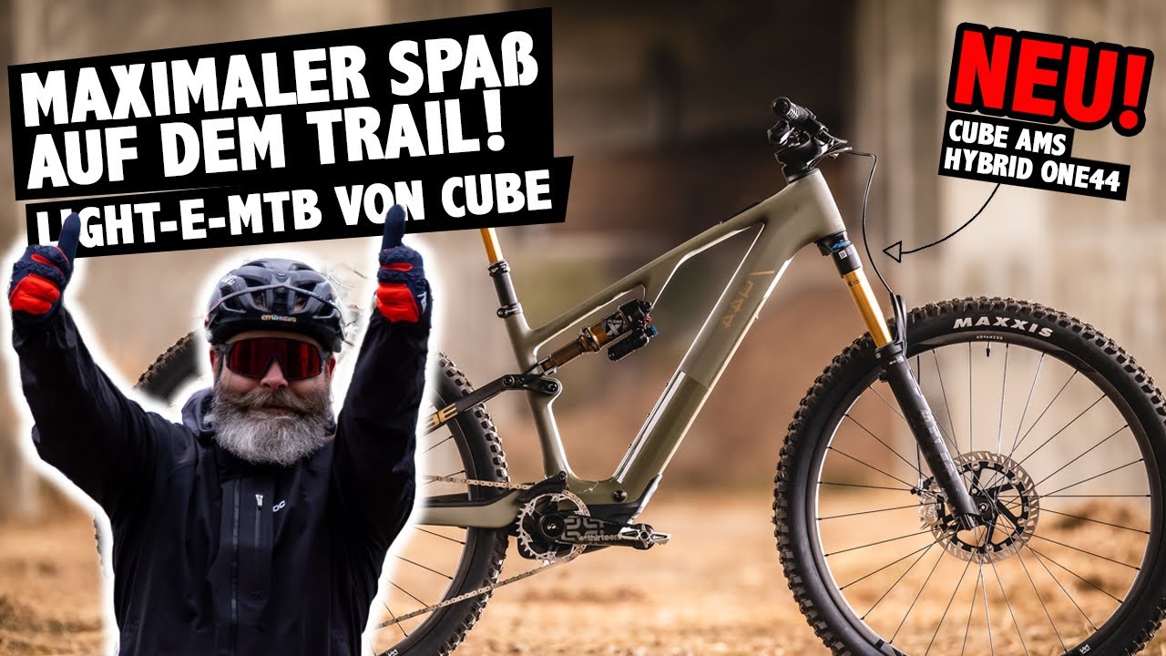 🔥Endlich ein Light-E-MTB von Cube! Ist das Cube AMS Hybrid ONE44 die Allzweckwaffe auf dem Trail?