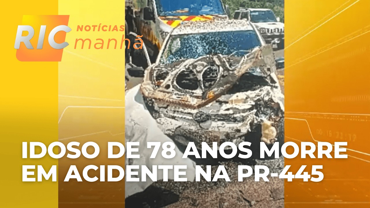 Idoso de 78 anos morre em acidente na PR-445