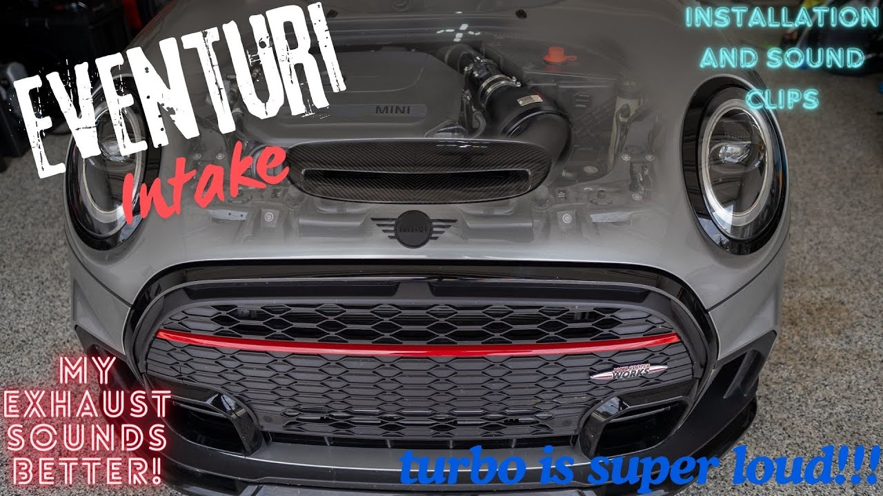 Mini John Cooper Works S F56 Eventuri Intake Installation and clips