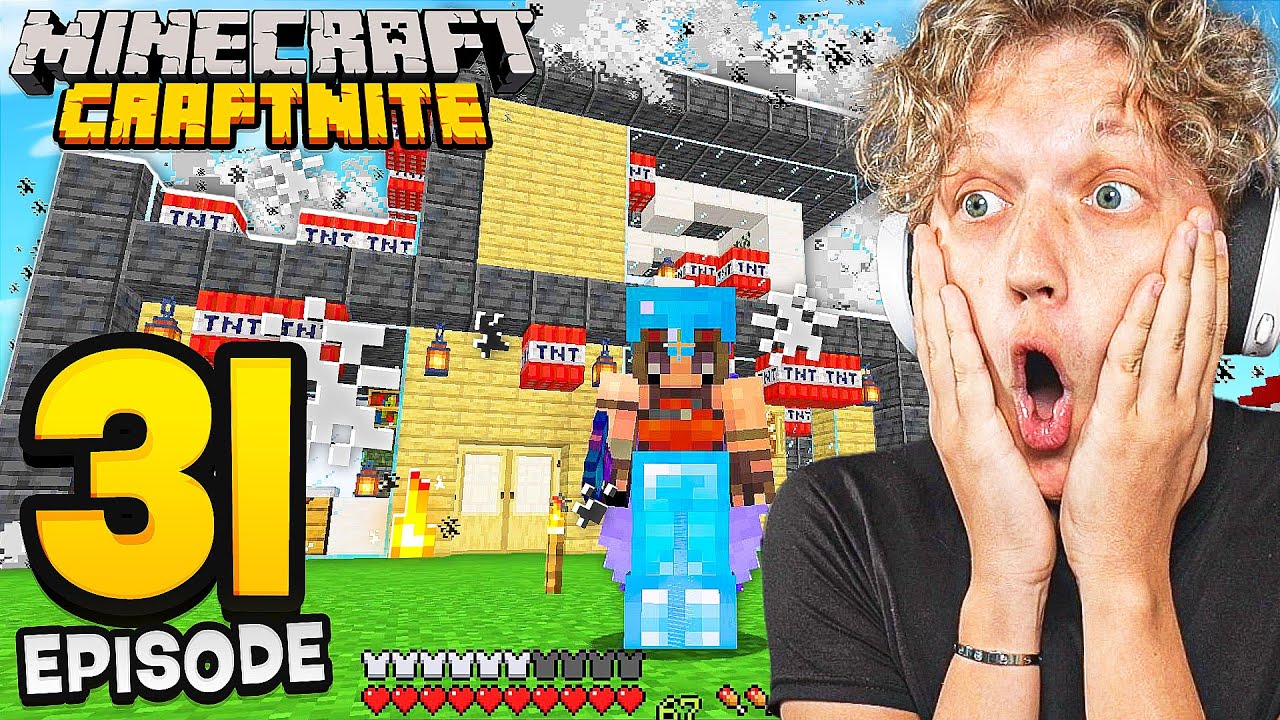 Craftnite 2: Episode 31 - I DESTROYED MY HOUSE! (too much TNT)