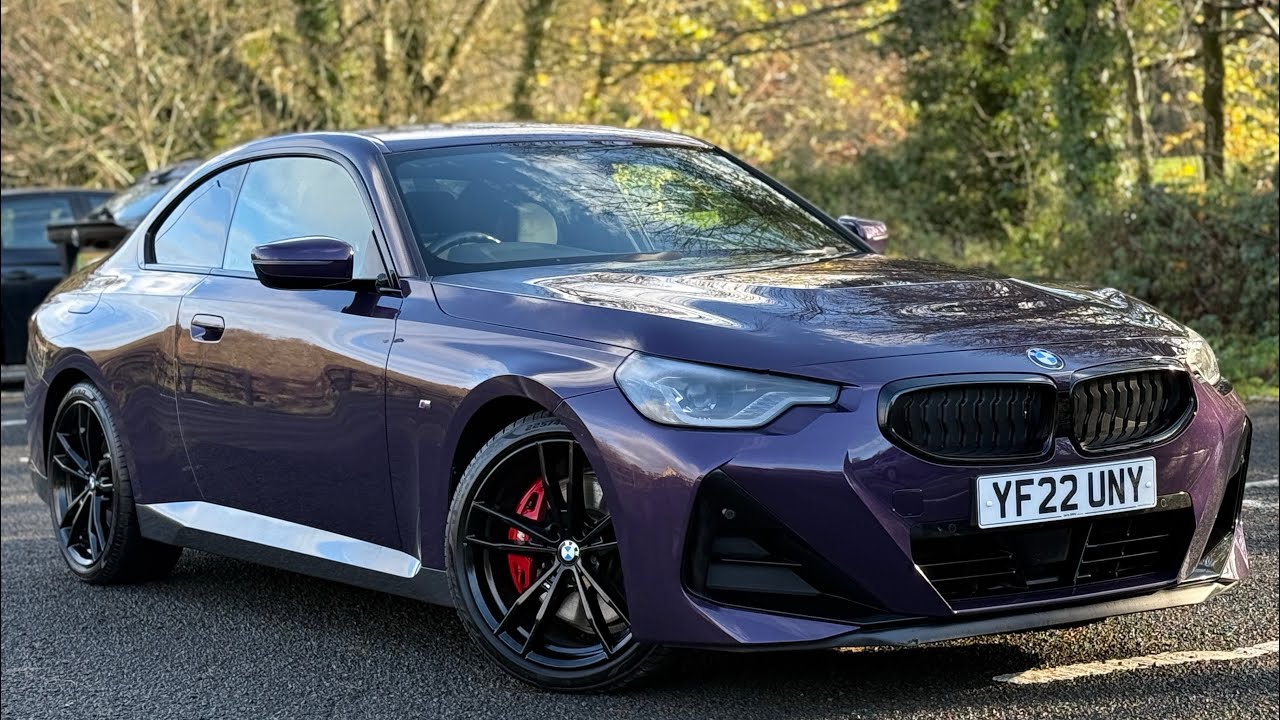 2022 BMW 2 Series 220d MHT M Sport *THUNDERNIGHT* | 4K | For sale at Redburn Motor Company 