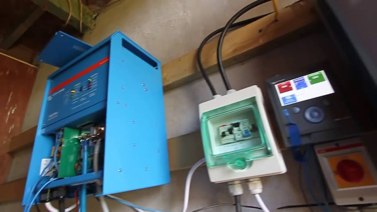 baterie litowe  pojemności 10kWh w układzie zwiększonej konsumpcji własnej, Victron multiplus 5kW