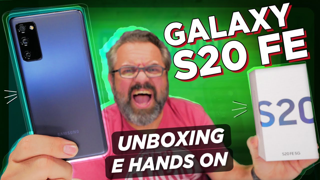 GALAXY S20 FAN EDITION: UNBOXING E HANDS ON!