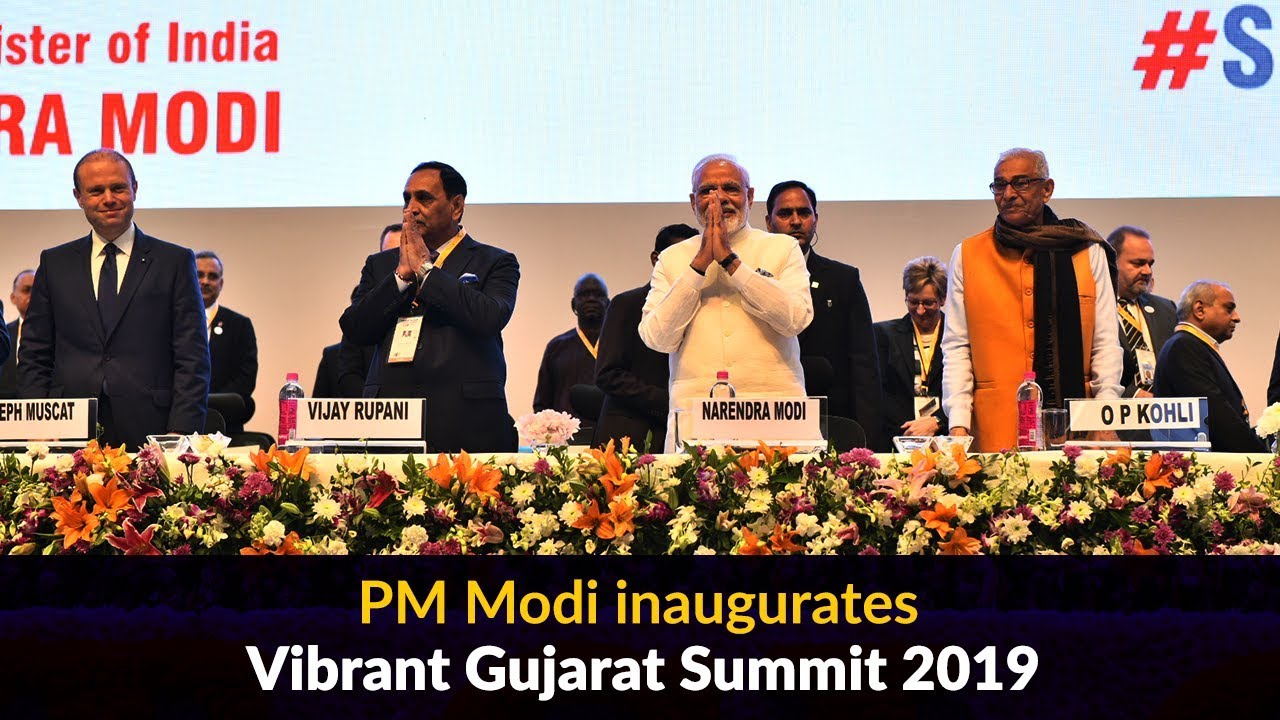 PM Modi inaugurates Vibrant Gujarat Summit 2019