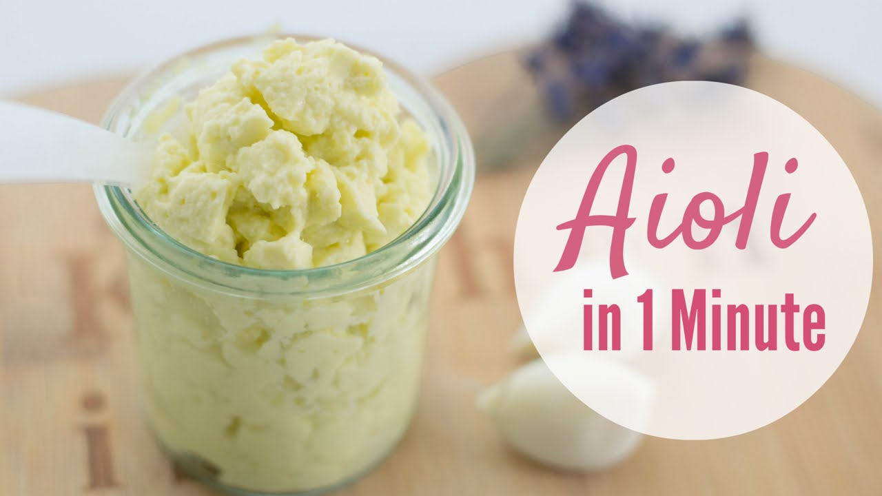 Mayonnaise & Aioli Rezept! Veganes Aioli selber machen - einfachKochen vegan