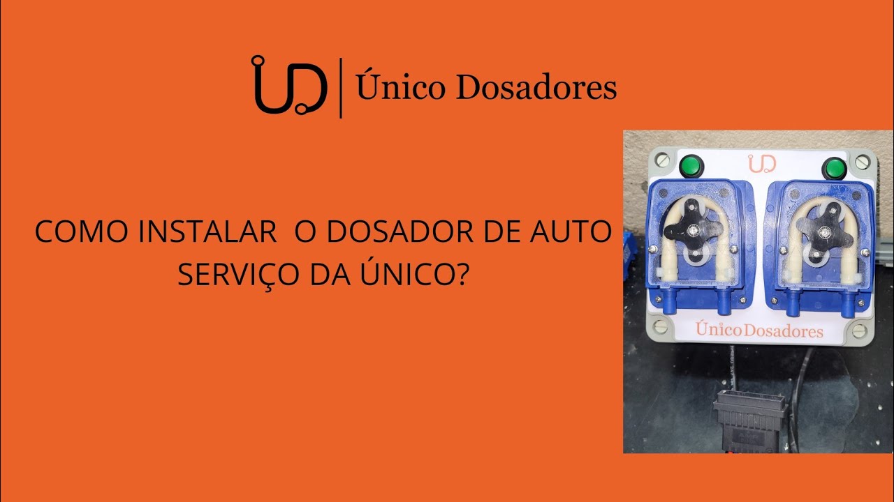 Como instalar o dosador de auto serviço da Único?