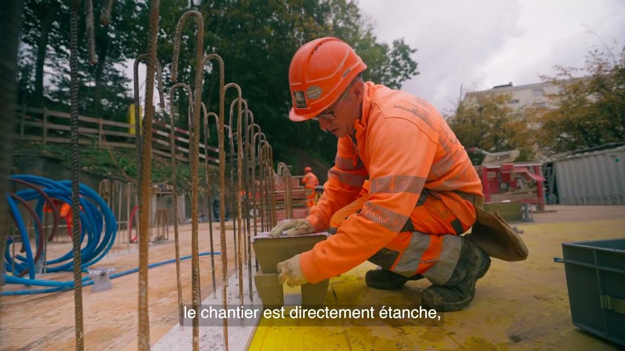 Démonstration de la facilité de pose du FS-Bloc