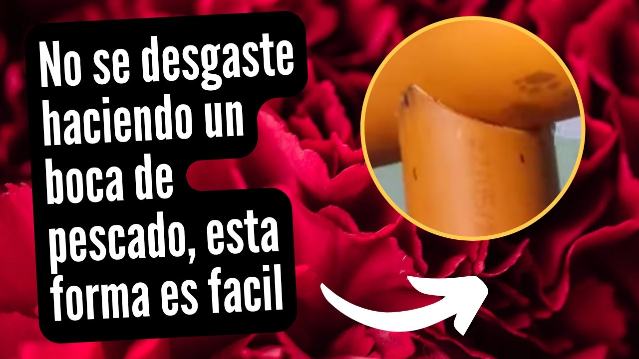corte boca de pescado para tubo redondo