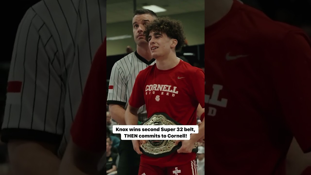 Anthony Knox commits to Cornell after winning Super 32 belt!